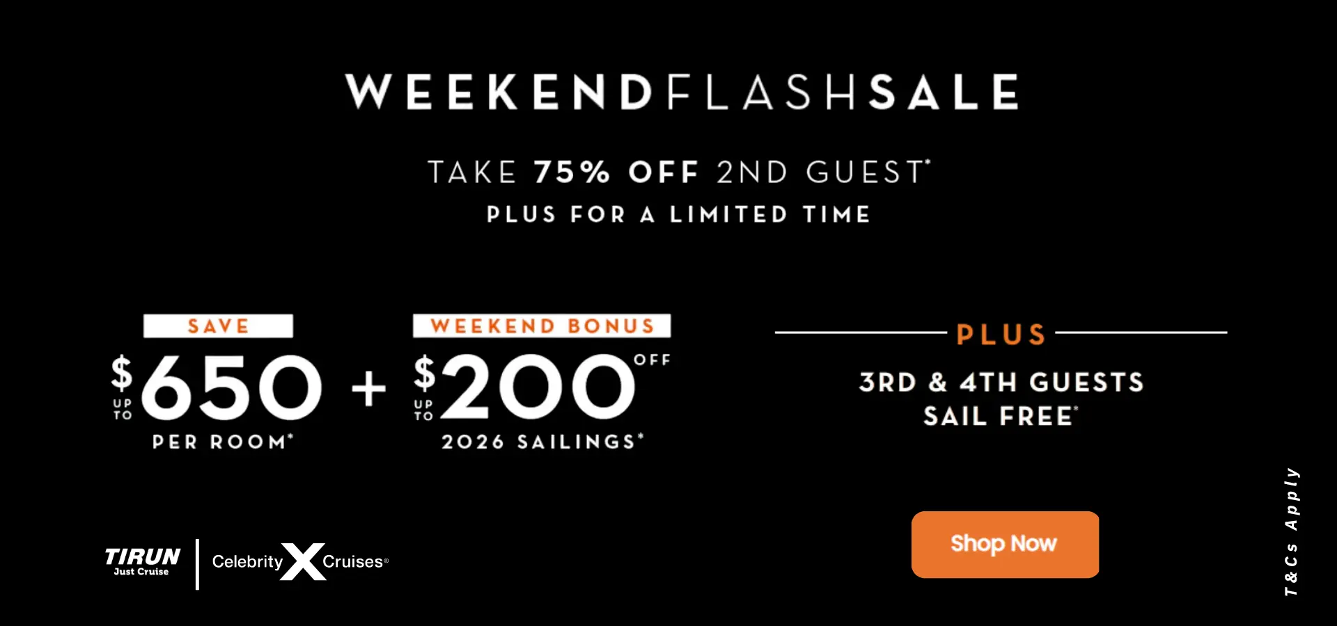 Celebrity Cruises Offer Banner - Mobile