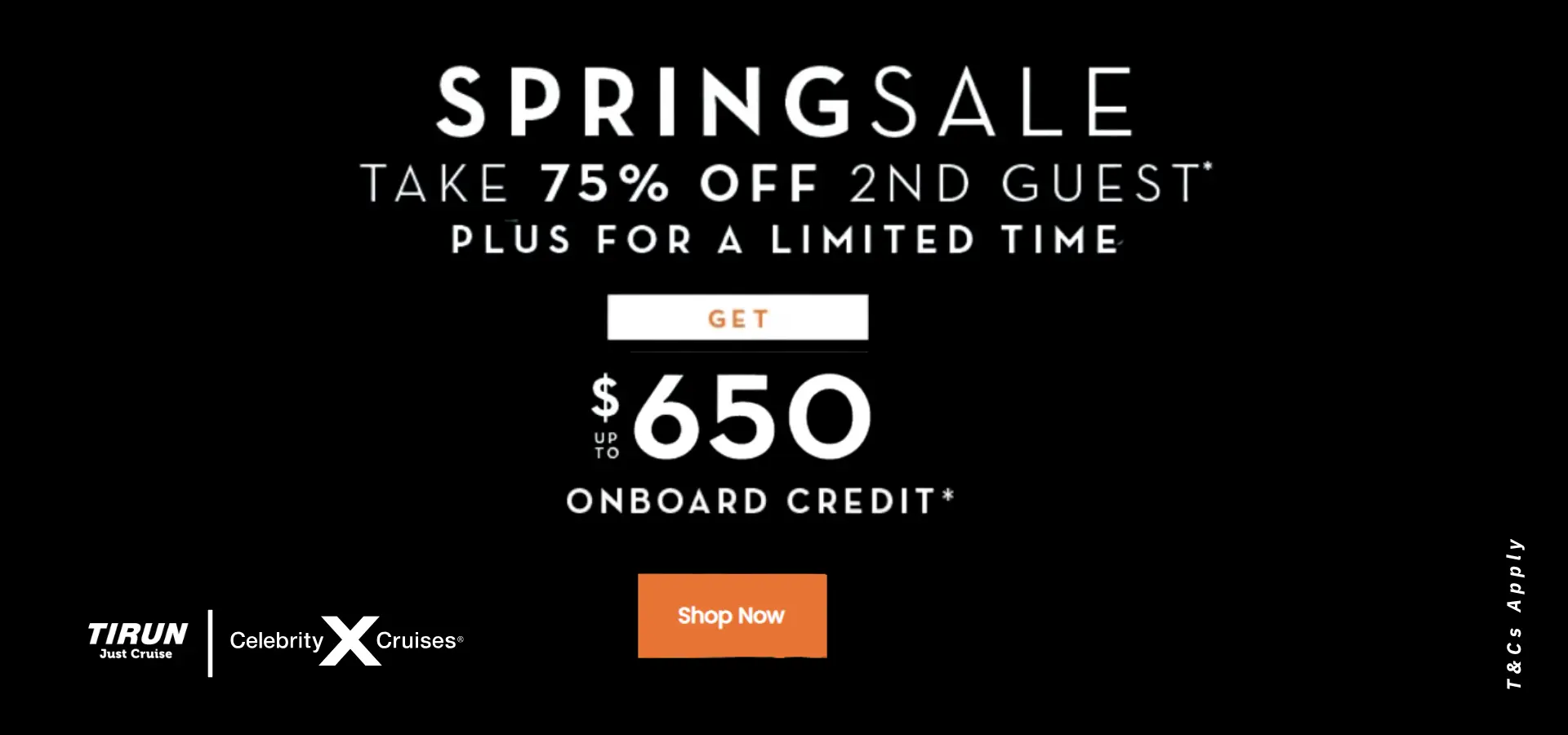 Celebrity Cruises Offer Banner - Mobile