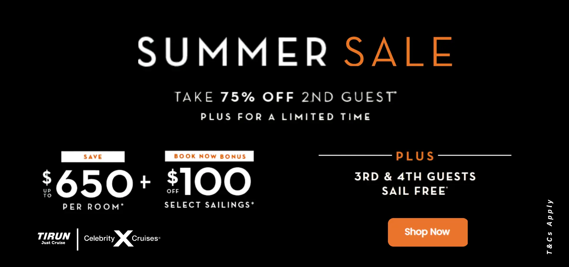 Celebrity Cruises Offer Banner - Mobile