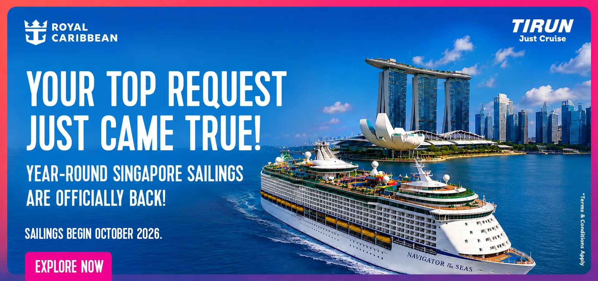 Royal Caribbean Singapore sailings