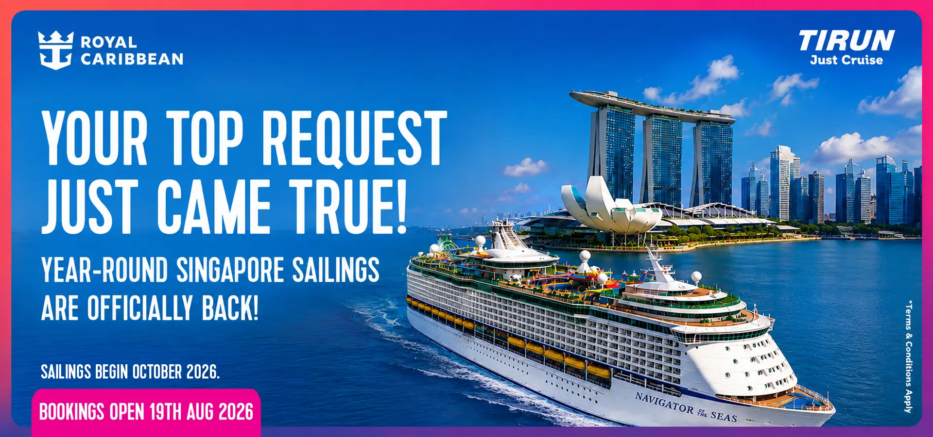 Royal Caribbean Singapore Banner